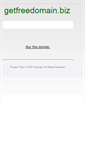 Mobile Screenshot of getfreedomain.biz
